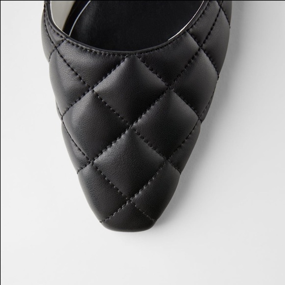 ZARA BNWT Quilted Flats - Picture 3 of 6